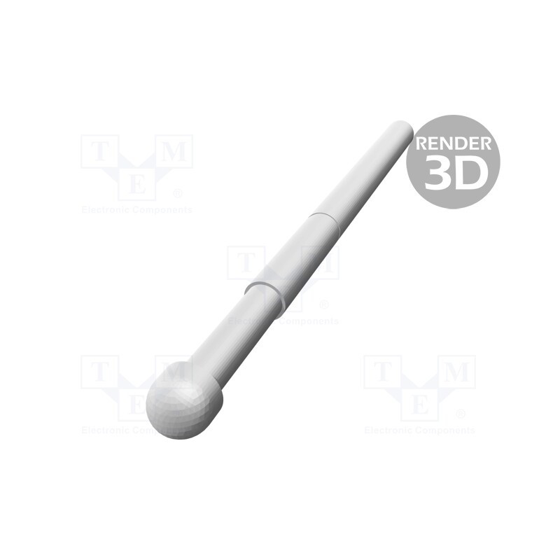 10 pcs : TK 0050N D 2,54 C 120 A - Test needle, Operational spring compression: 5.1mm, 3A, TK0050N