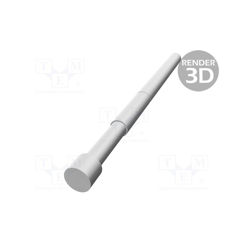 10 pcs : TK 0050N F 2,54 C 120 A - Test needle, Operational spring compression: 5.1mm, 3A, TK0050N