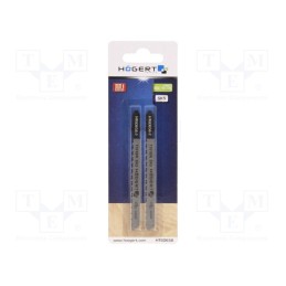 10 pcg : HT6D656-2 - Hacksaw blade, wood,jigsaw, 100mm, 10teeth/inch, 2pcs.