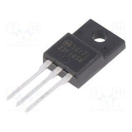 10 pcs : P22F10SN-5600 - Transistor: N-MOSFET, EETMOS3, unipolar, 100V, 22A, Idm: 66A, 35W
