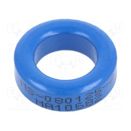 10 pcs : MS-080026-2 - Ferrite: toroidal, L: 6.35mm, Øint: 12.7mm, Øout: 20.32mm, 14nH