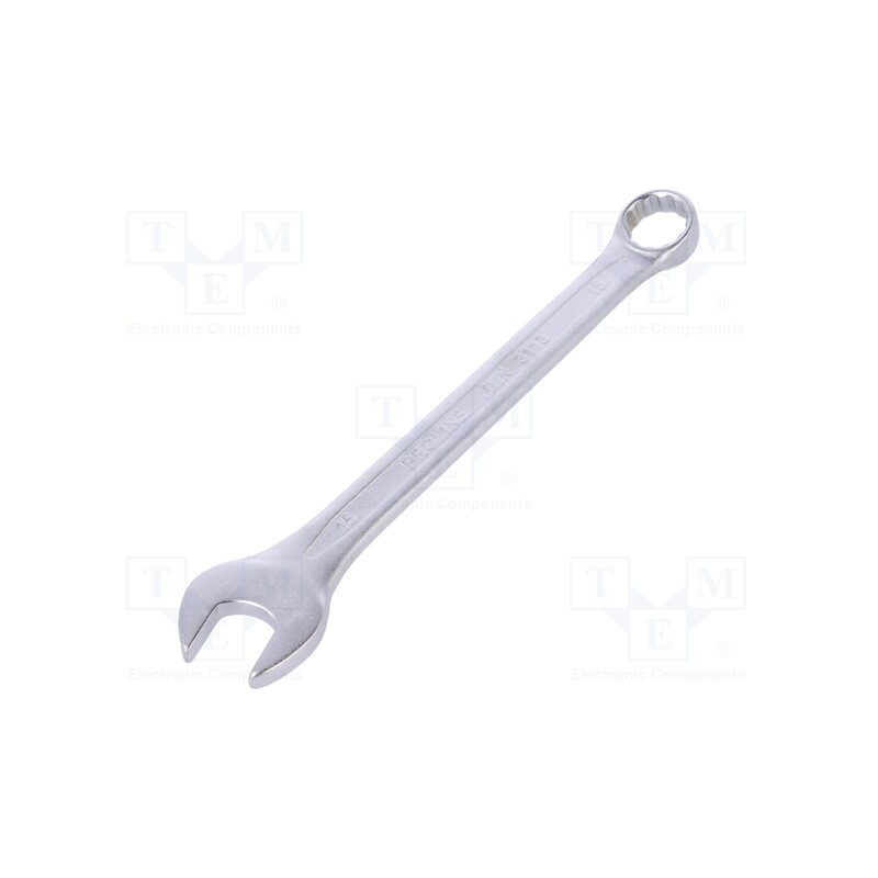 10 pcs : 35415 - Wrench, combination spanner, 15mm, Overall len: 189mm