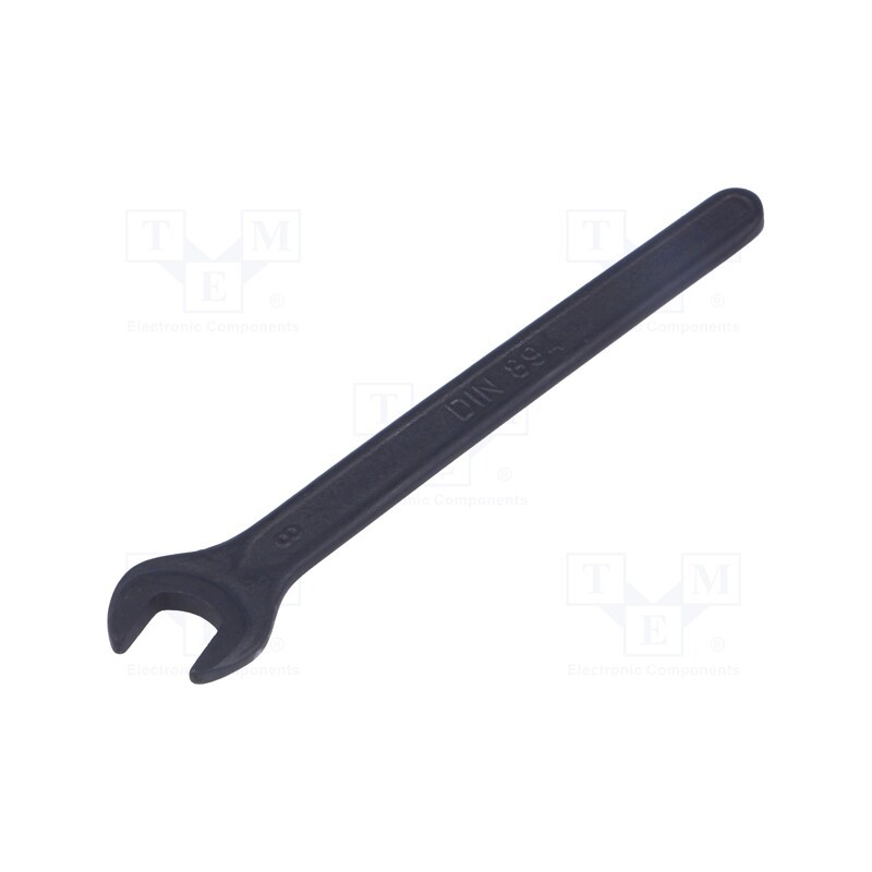 10 pcs : 894M-8 - Wrench, spanner, 8mm, Overall len: 94mm, blackened keys