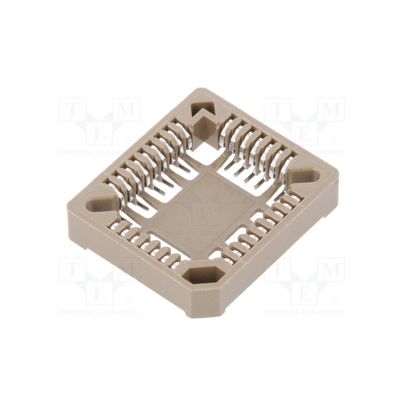 10 pcs : C0100-32NTRN00R - Socket: integrated circuits, PLCC32, SMT, phosphor bronze, tinned