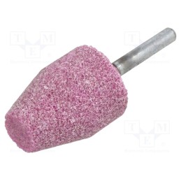 10 pcs : MC.012 - Grindingstone, Ø: 30mm, Ø: 6mm, Tip mat: aluminium oxide