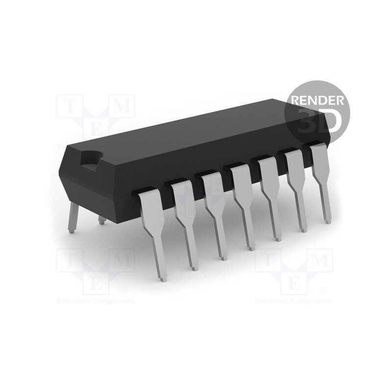 10 pcs : SN74LS245N - IC: digital, bus transceiver, Ch: 8, THT, DIP20, OUT: 3-state, 74LS