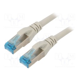10 pcs : DK-1532-030 - Patch cord, SF/UTP, 5e, stranded, CCA, PVC, grey, 3m, 26AWG