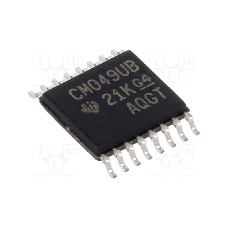 10 pcs : CD4049UBPW - IC: digital, NOT, Ch: 6, IN: 1, CMOS, SMD, TSSOP16, 3÷18VDC, -55÷125°C