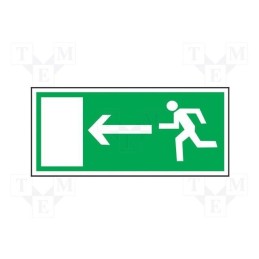 10 pcs : 3E150/300FLA -AS - Safe condition sign, FLA, W: 150mm, H: 300mm