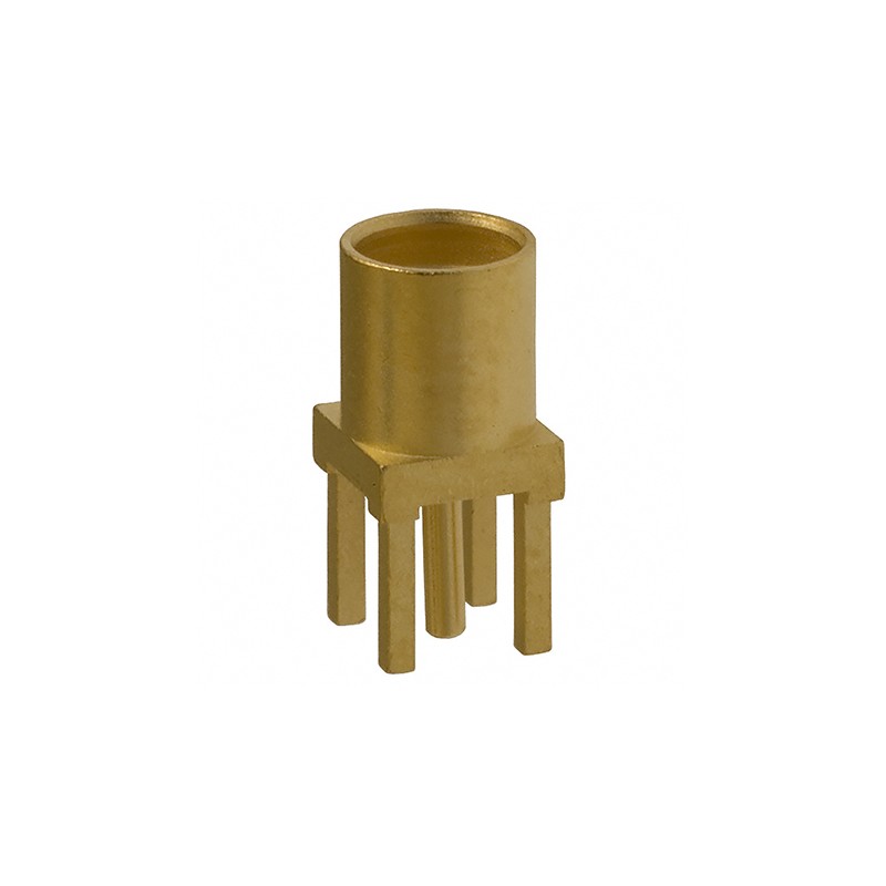 1 pcs - Cinch Connectors MMCX Series, jack PCB Mount MMCX Connector, 50Ω, Solder Termination, Straight Body