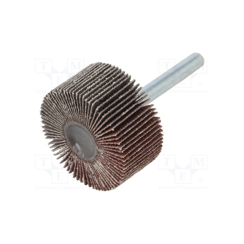 10 pcs : RG.048 - Wheel, Granularity: 80, Mounting: rod 6mm, with lever, Ø40x20mm