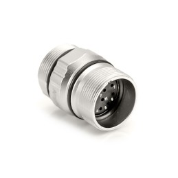 1 pcs - Amphenol Circular Connector, 12 Contacts, Cable Mount, M23 Connector, Socket, Male, IP67, MotionGrade Series