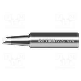 10 pcs : T2080-3.2D - Tip, chisel, 3.2mm, for soldering iron, ST-2080D