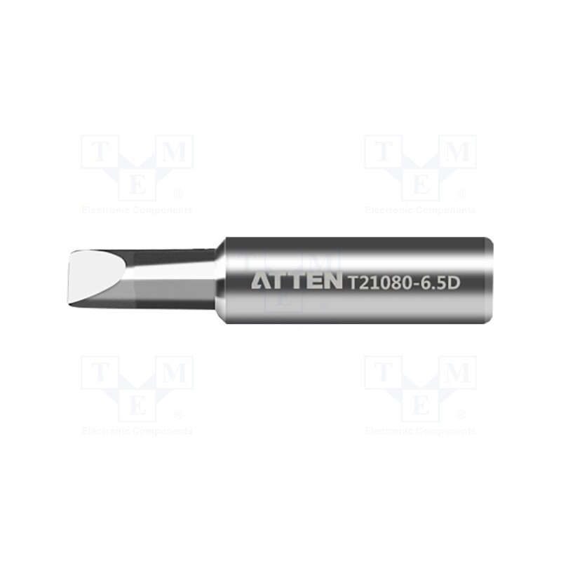10 pcs : T2080-6.5D - Tip, chisel, 6.5mm, for soldering iron, ST-2080D