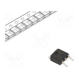 10 pcs : T405-800B-TR - Triac, 800V, 4A, DPAK, Igt: 5mA