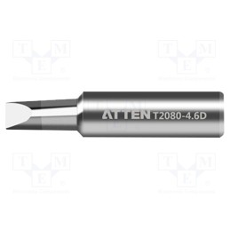 10 pcs : T2080-4.6D - Tip, chisel, 4.6mm, for soldering iron, ST-2080D