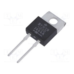 10 pcs : BYW29-200-E3/45 - Diode: rectifying, THT, 200V, 8A, , Ifsm: 100A, TO220AC, 25ns