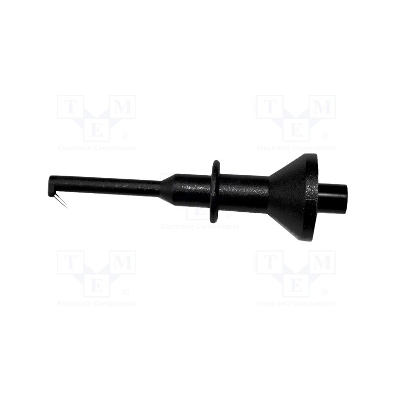 10 pcs : BU-00207-0 - Clip-on probe, hook type, 15A, 1kVDC, black, 56.64mm