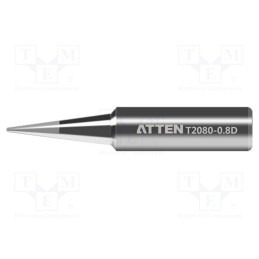 10 pcs : T2080-0.8D - Tip, chisel, 0.8mm, for soldering iron, ST-2080D