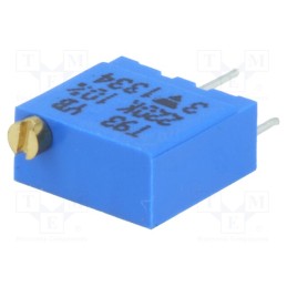 10 pcs : T93YB204KT20 - Potentiometer: mounting, multiturn, 200kΩ, 500mW, THT, ±10%, linear