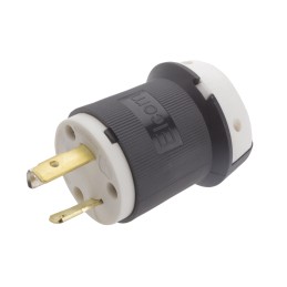 1 pcs - RS PRO USA Mains Plug, 30A, Cable Mount, 125 V