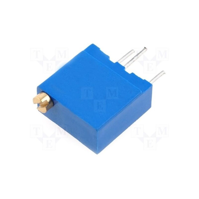10 pcs : T93YB100KT20 - Potentiometer: mounting, multiturn, 10Ω, 500mW, THT, ±10%, linear