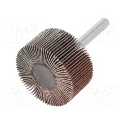 10 pcs : RG.083 - Wheel, Granularity: 120, Mounting: rod 6mm, with lever, Ø40x20mm