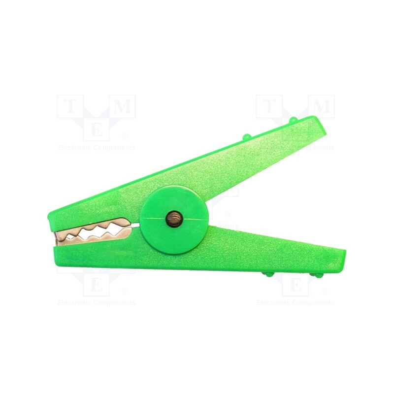 10 pcs : BU-112-5 - Crocodile clip, 30A, Grip capac: max.16mm, Overall len: 80mm