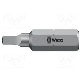 10 pcs : 5340245001 - Screwdriver bit, square, 1, Overall len: 25mm