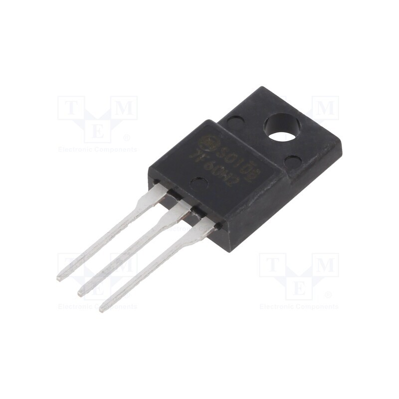 10 pcs : P7F60HP2-5600 - Transistor: N-MOSFET, Hi-PotMOS2, unipolar, 600V, 7A, Idm: 28A, 79W