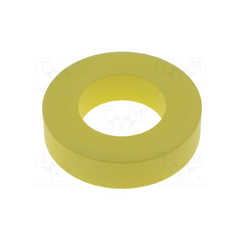 10 pcs : T150-26 - Ferrite: toroidal, L: 11.1mm, Øint: 21.5mm, Øout: 38.4mm, 96nH