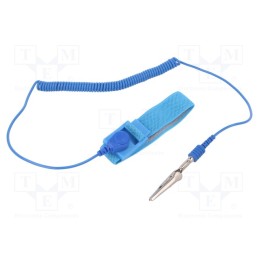 10 pcs : 066-0053 - Wristband, ESD, Features: antialergic, 1MΩ, 1.83m
