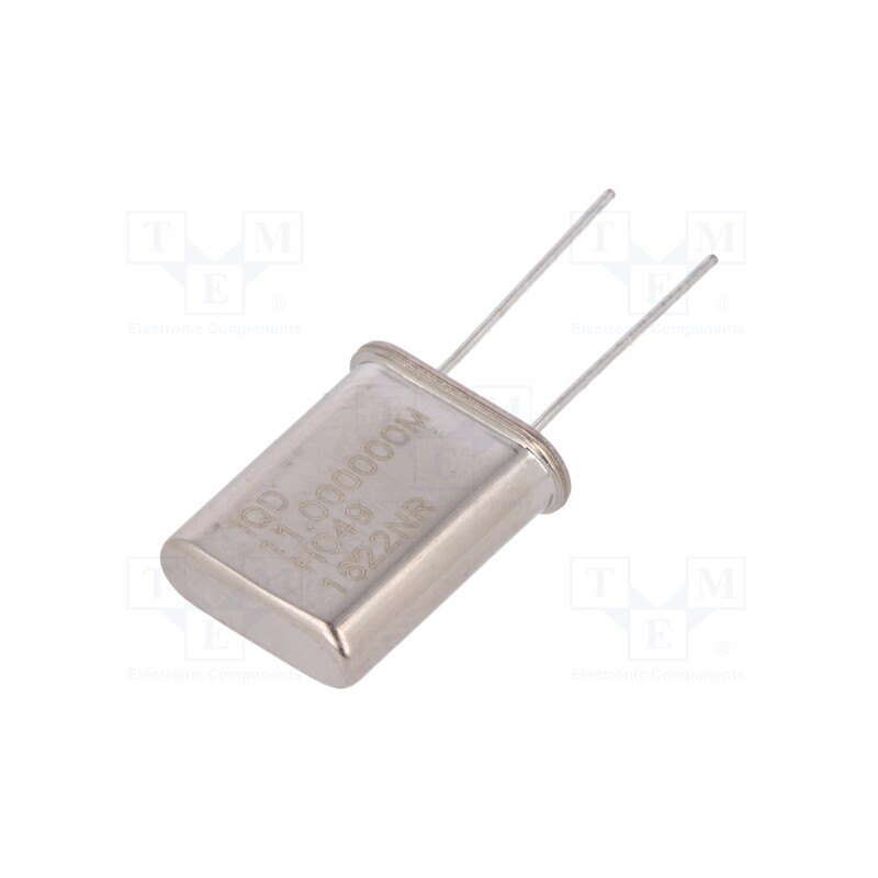 10 pcs : LFXTAL003327BULK - Resonator: quartz, 11MHz, ±20ppm, 30pF, THT, HC49