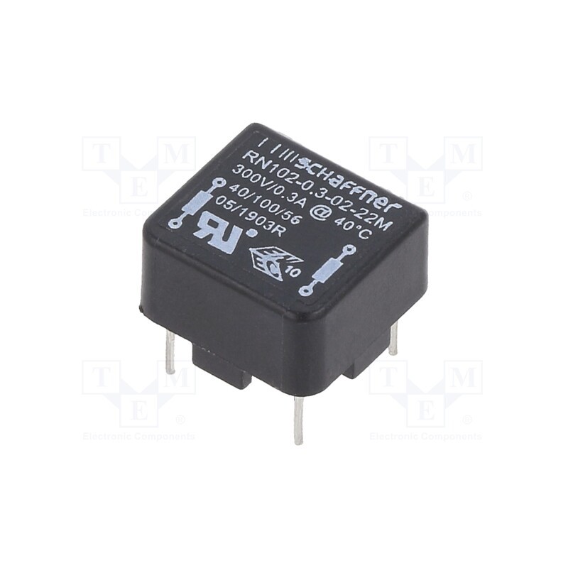 10 pcs : RN102-0.3-02-22M - Inductor: wire with current compensation, THT, 22mH, 300mA