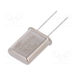 10 pcs : LFXTAL003277BULK - Resonator: quartz, 9.8304MHz, ±20ppm, 30pF, THT, HC49