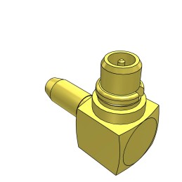 1 pcs - Samtec MMCX Series, jack PCB Mount MMCX Connector, 50Ω, Edge Mount Termination, Right Angle Body