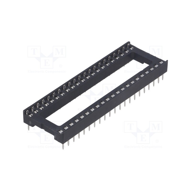 20 pcs : DS1009-42AT1WX-0A2 - Socket: integrated circuits, DIP42, 15.24mm, THT, Pitch: 2.54mm