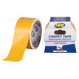 10 rol : CT5005 - Tape: fixing, W: 50mm, L: 5m, double-sided, white