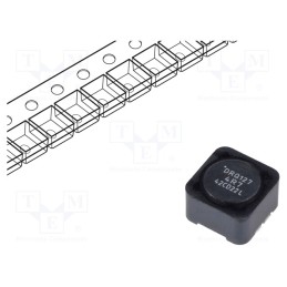10 pcs : DRQ127-4R7-R - Inductor: wire, SMD, 4.7uH, Ioper: 8.25A, 9.17mΩ, ±20%, Isat: 16.5A