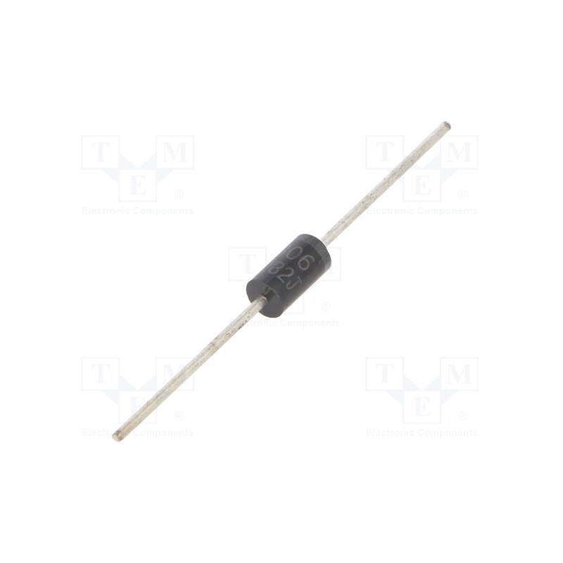 10 pcs : NTE5806 - Diode: rectifying, THT, 600V, 3A, Ifsm: 200A, DO27, Ufmax: 1.2V
