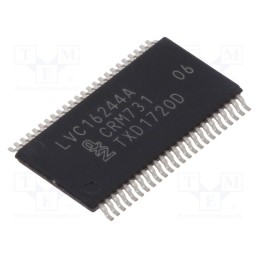 10 pcs : 74LVC16244ADGG,112 - IC: digital, buffer,non-inverting,line driver, Ch: 16, CMOS,TTL