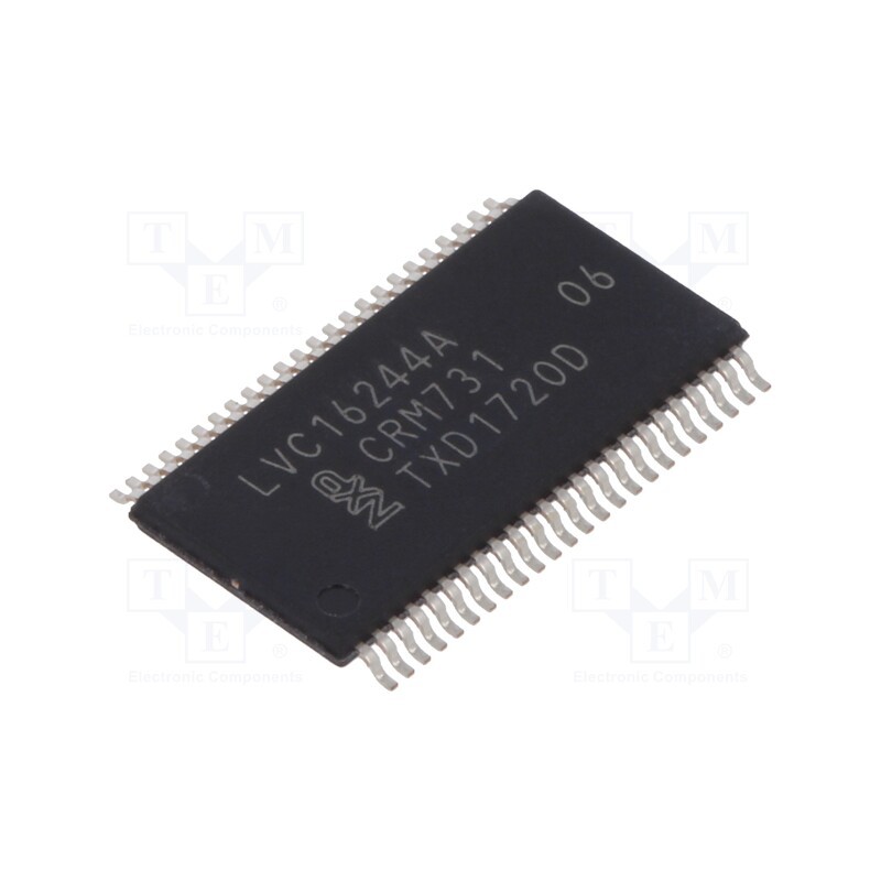 10 pcs : 74LVC16244ADGG,112 - IC: digital, buffer,non-inverting,line driver, Ch: 16, CMOS,TTL
