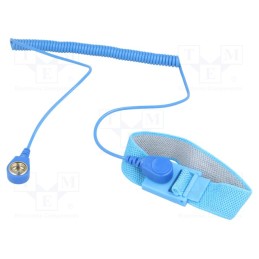 10 pcs : 066-0055 - Wristband, ESD, Features: antialergic, 1MΩ, 1.83m
