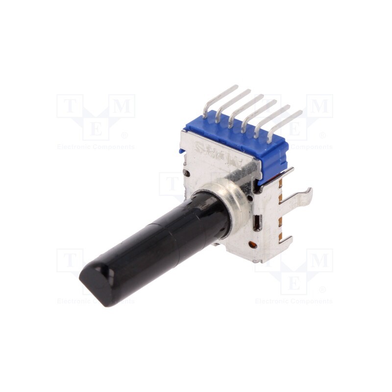 10 pcs : RK12L1230C0T - Potentiometer: shaft, 50mW, 10kΩ, ±20%, 300°, for PCB, Shaft: 6mm