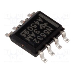 10 pcs : NE5532D - IC: operational amplifier, 10MHz, Ch: 2, SO8, ±5÷15VDC