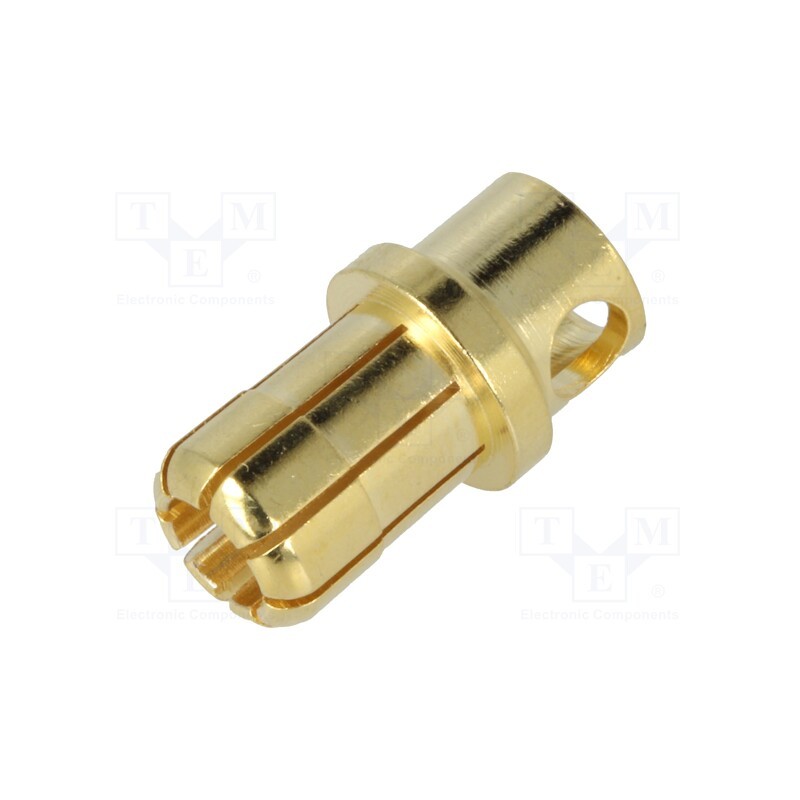 20 pcs : - Connector: 8mm banana, plug, 80A, 6AWG, 0.15mΩ