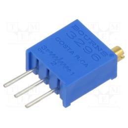 10 pcs : 3296W-1-500LF - Potentiometer: mounting, 50Ω, 500mW, THT, ±10%, linear, cermet