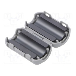 10 pcs : ZCAT2235-1030A - Ferrite: two-piece, on round cable, A: 35mm, B: 28mm, C: 10mm, grey