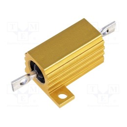 10 pcs : HS15 0R68 J - Resistor: wire-wound, with heatsink, screw, 680mΩ, 15W, ±5%