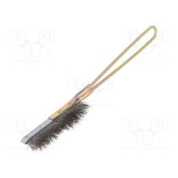 10 pcs : 496.84 - Brush, wire, stainless steel, metal, 235mm
